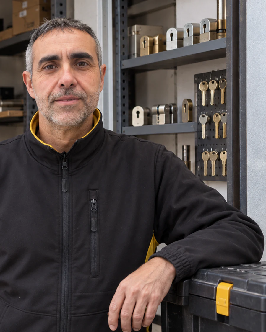Rubén, cerrajero de Serralleria Catalana en Lleida