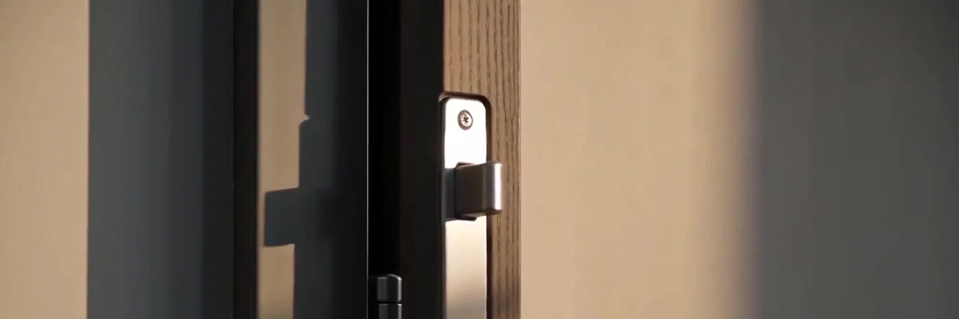 Locksmith checking a door lock, representative scene: How to prevent illegal squatting in your property